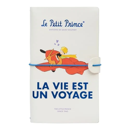 Grupo Erik - Ensemble Carnet de Voyage Le Petit Prince | Carnet de Notes 2 en 1 | Notebook Simili Cuir