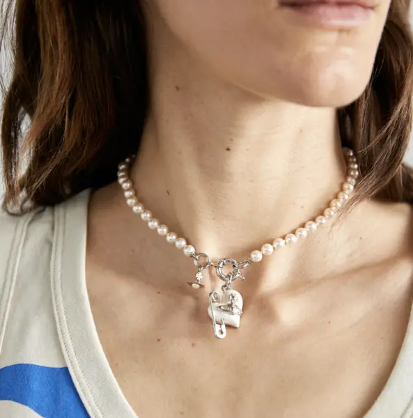 ORIETTA - Ketting - silver- coloured