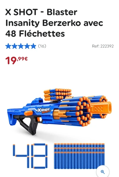 X shot blaster