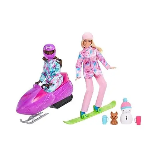Mattel - Coffret Sport d'hiver - Barbie