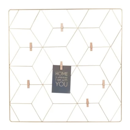 Pêle-mêle en métal doré 60x60 GRAPHIC | Maisons du Monde