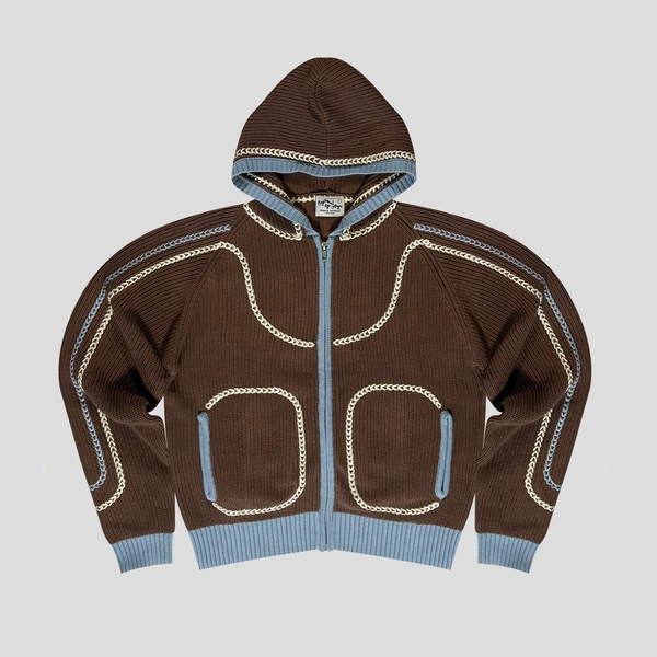 Le hoodie en maille "Cèdre"