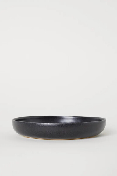 Assiette creuse en grès - Gris anthracite - Home All | H&M FR