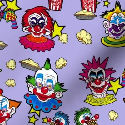 Clown Lavender Fabric | Spoonflower