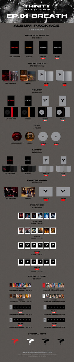[PRE-ORDER] TRINITY 1st FULL ALBUM EP.01 BREATH