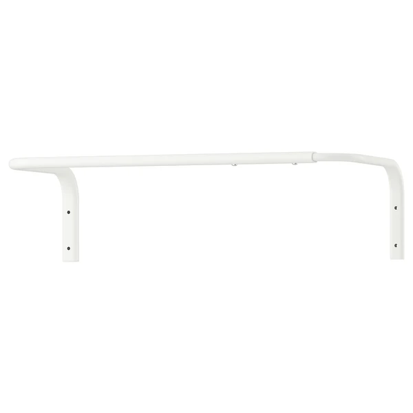 MULIG Tringle à vêtements - blanc 60-90 cm