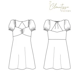 Patron Robe Clématisse Pattern - Clarisse
