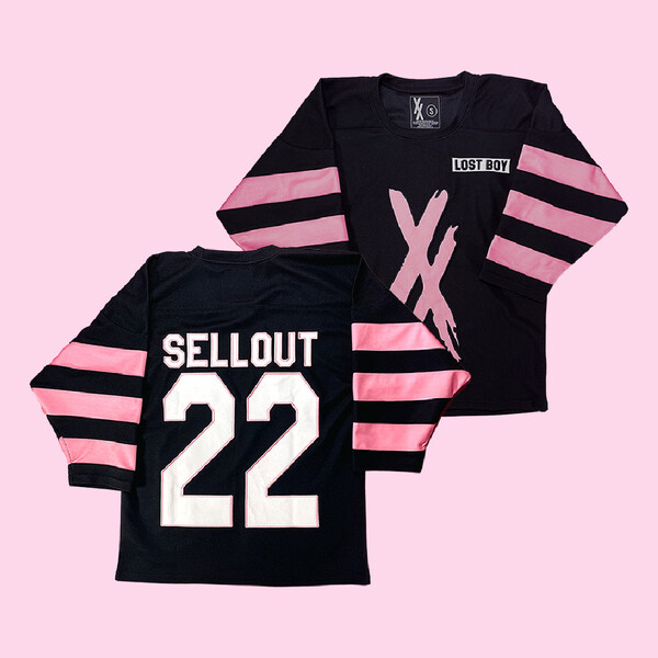 Lost Boy Striped Hockey Jersey