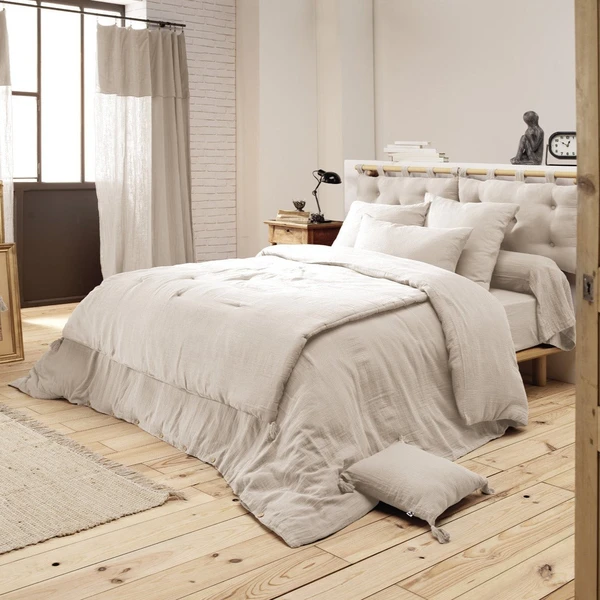 Housse De Couette - Gaze De Coton - Gaia - Pampa