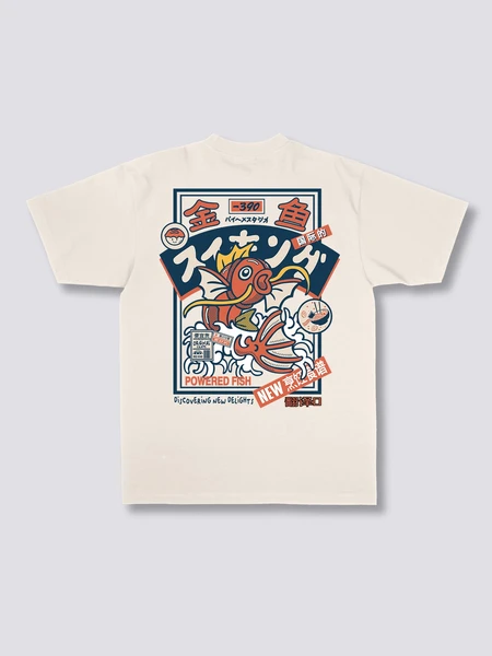 Koi King T-Shirt 3XL Beige