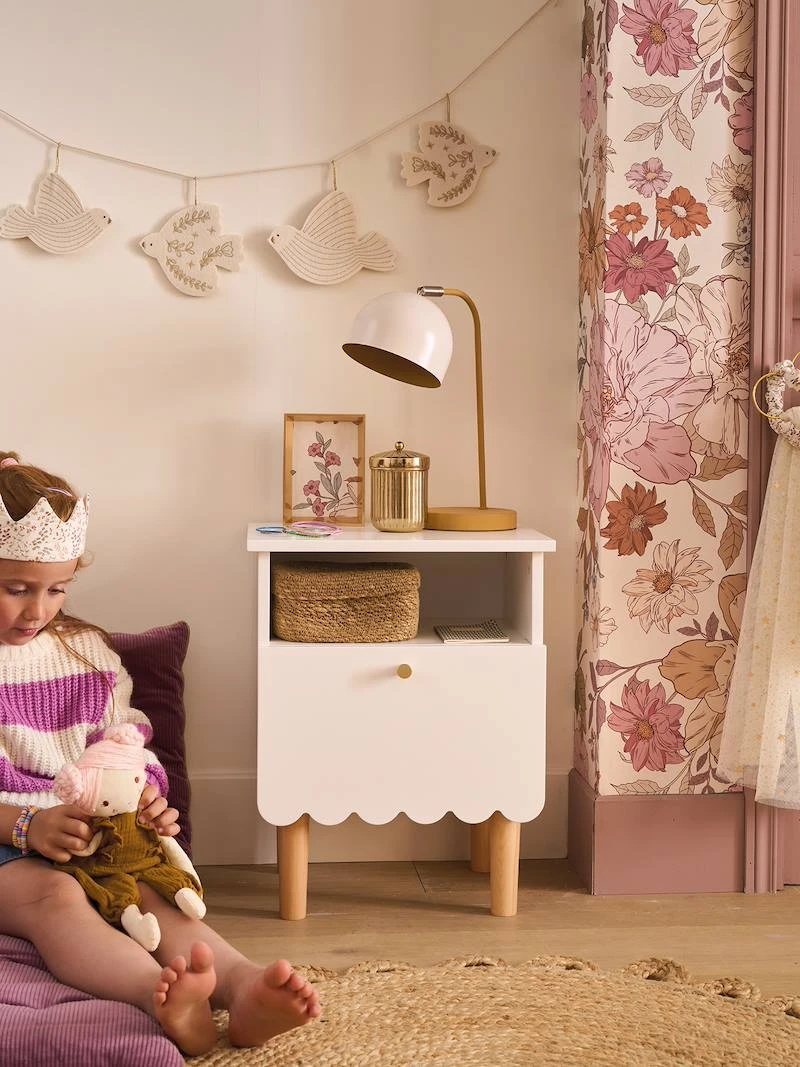 Chevet enfant LIGNE FESTON blanc - Vertbaudet