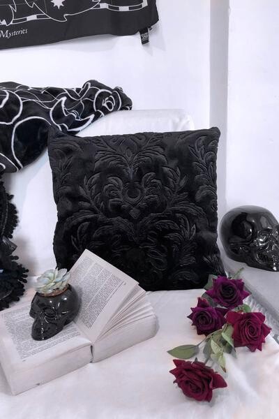 Cthulhu Cushion Cover - One Size / Black / 100% Polyester