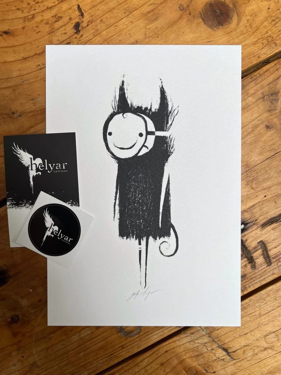 Hand-Signed A5 Art Print - Premium Quality on 300gsm Fresco Gesso Paper