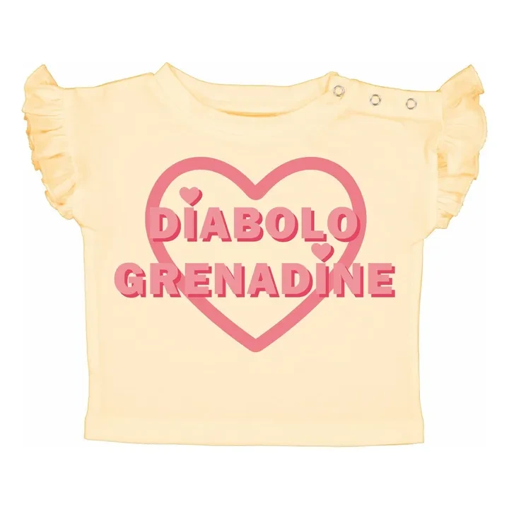 Louis Louise - T-shirt Nao - Jaune pâle | Smallable