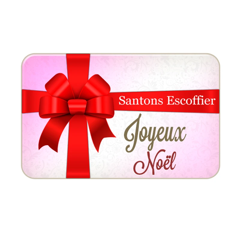 carte cadeau Escoffier santons et décors de crèche 