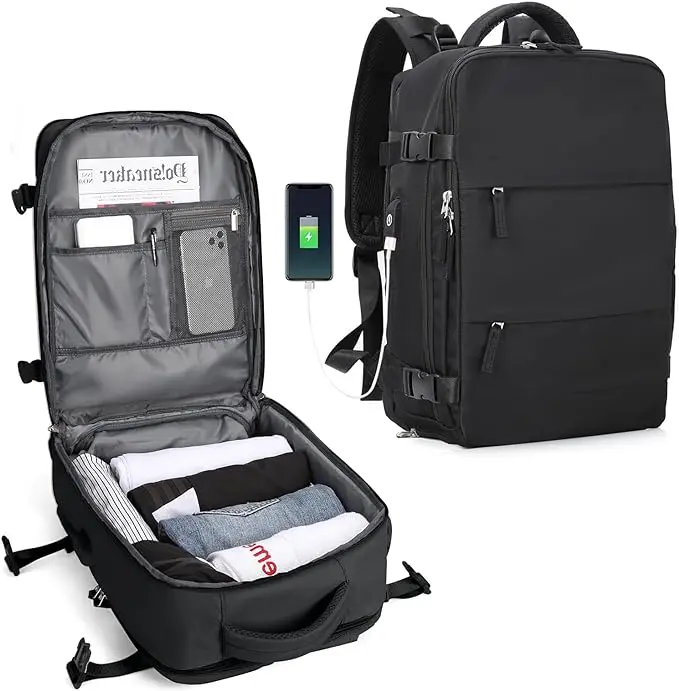 sac à dos de voyage pour femmes, sac à dos de transport, sac à dos de randonnée, sac à dos imperméable pour le sport en plein air, sac à dos décontracté pour l'école, sac pour ordinateur portable de