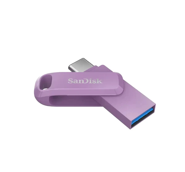 — sandisk, clé double 256go (lavande)