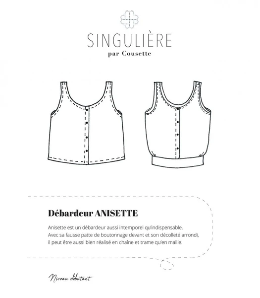 Patron Débardeur Anisette PDF