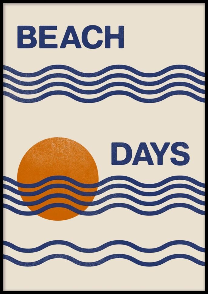 Beach Days Poster | Postery.com | Posters Online