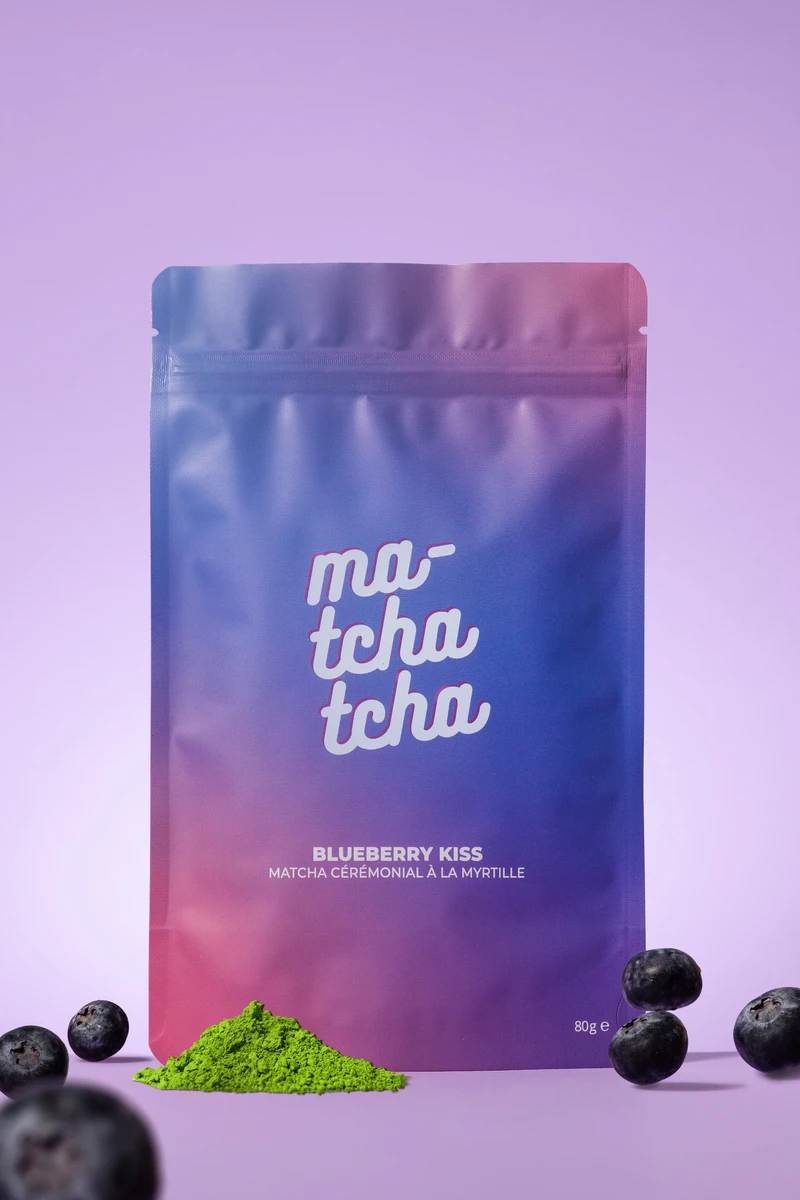 Matcha myrtille - Blueberry kiss 🫐