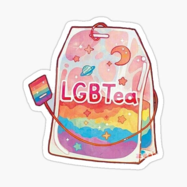 lgbt tea | Sticker