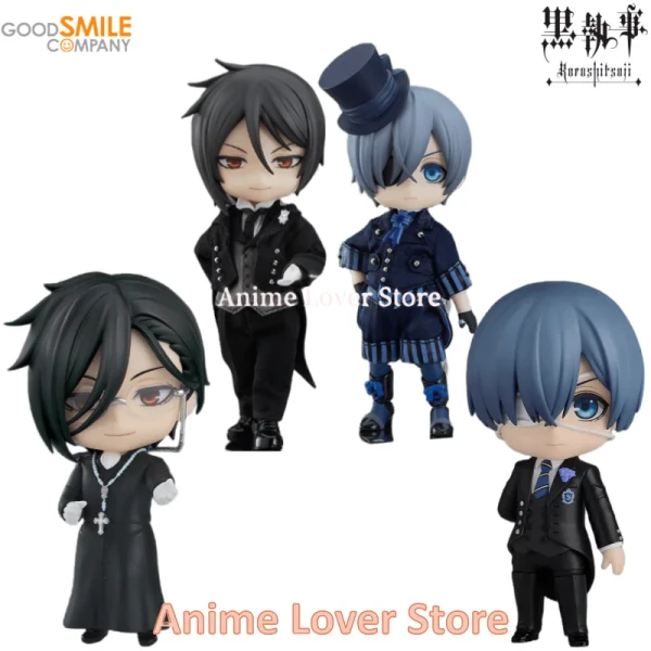 Good Fleece Nendoroid Butter Anime Figure Toys, Black Butler, GSC Ciel Phantomhive, Sebastian · Michaelia - AliExpress 26