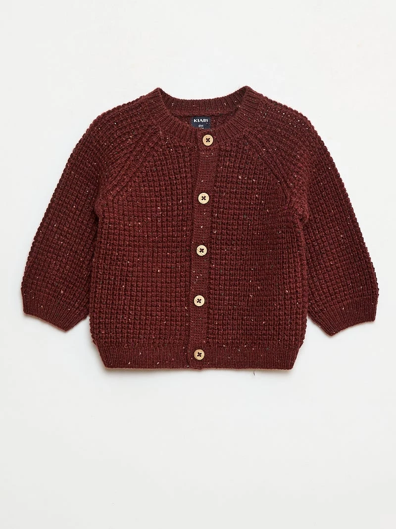 Gilet en maille grosse jauge