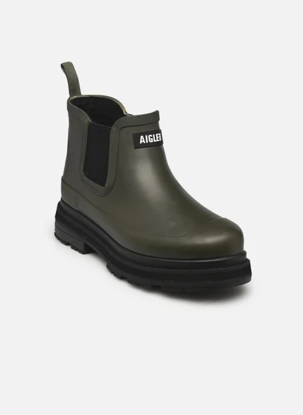 Bottes de pluie Bottines - SOFT RAIN FUR femme vert