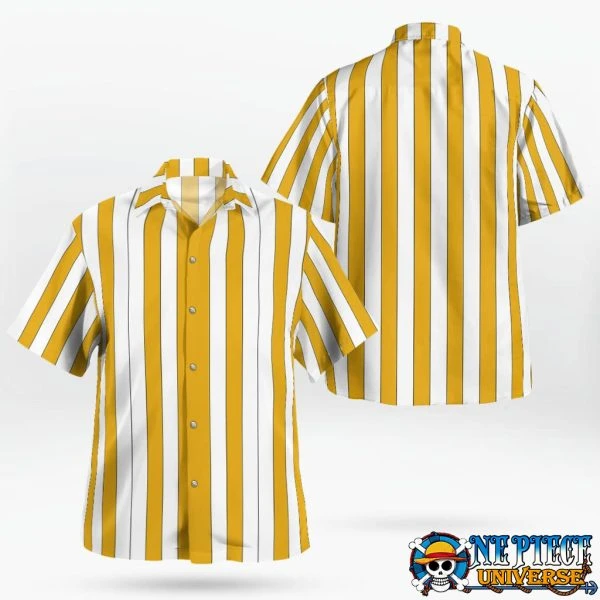 Sanji Wano Hawaiian Shirt Yellow Pattern HOT 2024 | One Piece Universe Store