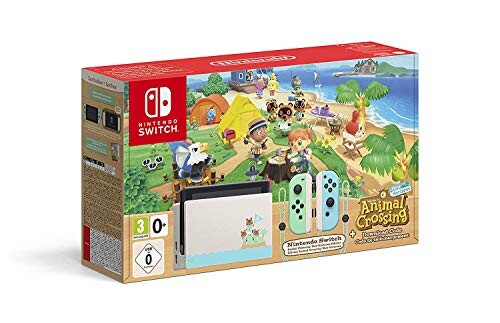 Nintendo Switch Animal Crossing Console (Edition Limité) + Animal Crossing New Horizons