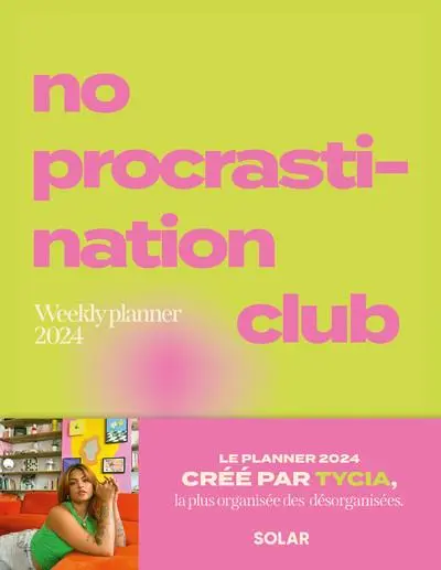 No procrastination club : weekly planner (édition 2024)