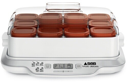 YAOURTIERE MULTIDELICES EXPRESS YG661A00 12 POTS MARRON