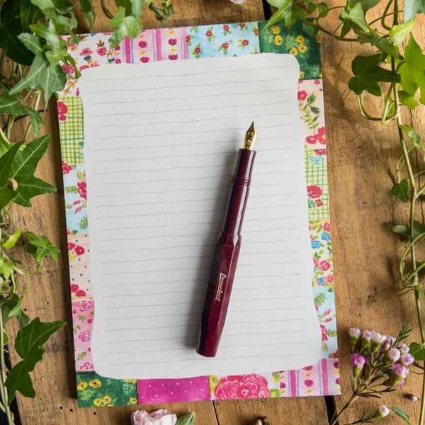 Bloc notes A5 Patchwork de Printemps (déstockage)