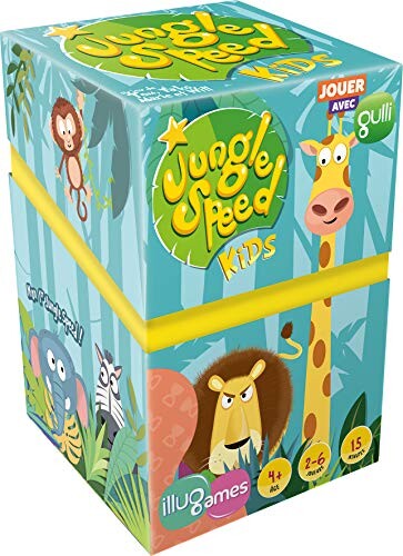 Jungle Speed Kids - Asmodee - Jeu de société - Jeu d'ambiance - Jeu d'observation et de réflexes - Jeu enfant
