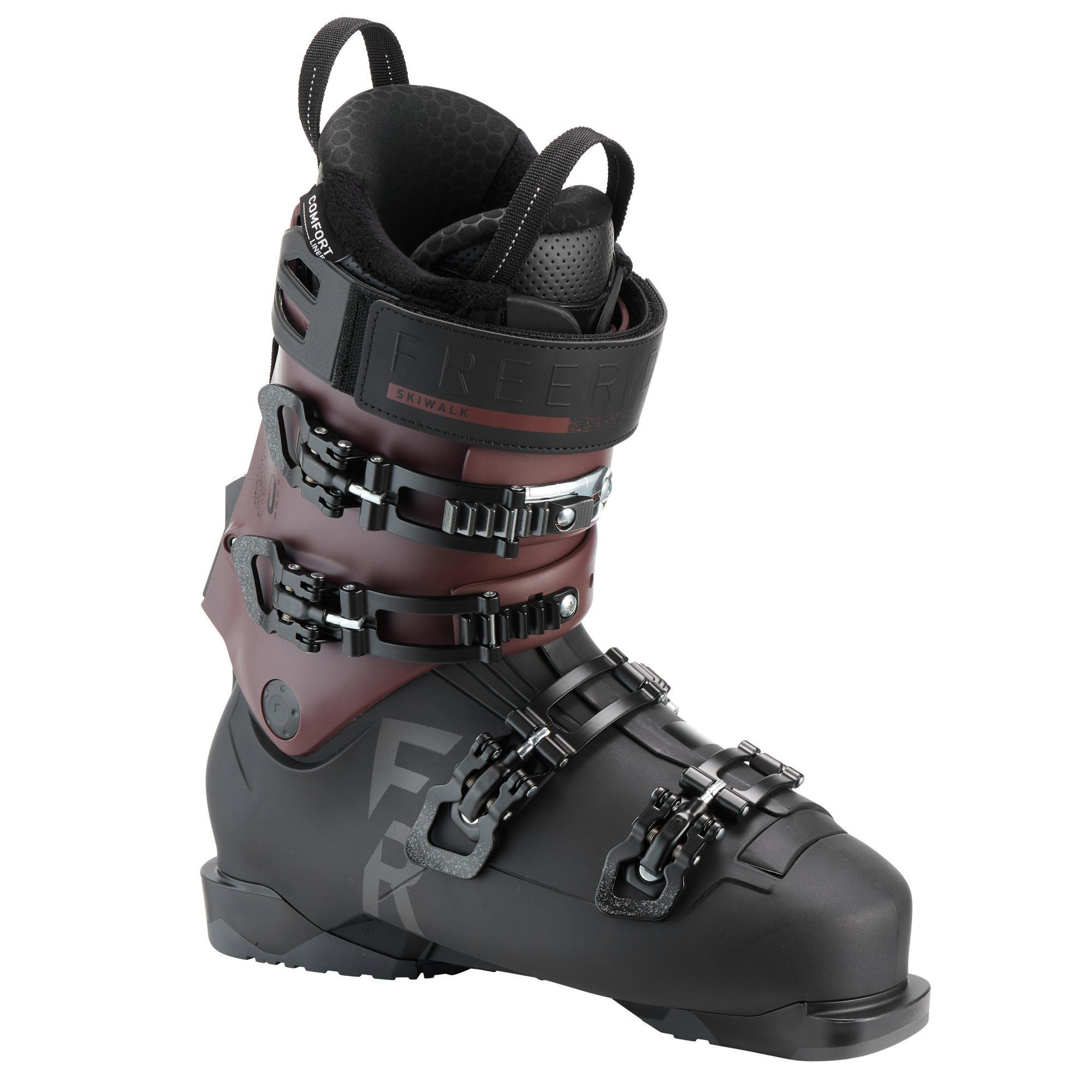 Chaussures de ski Freeride Adultes Wedze FR 900 flex 120 noir/bordeaux Listy La wishlist