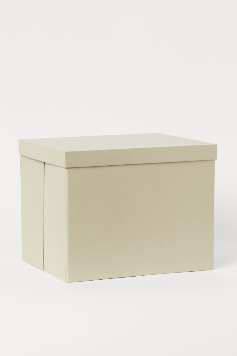 Grande boîte de rangement avec couvercle
