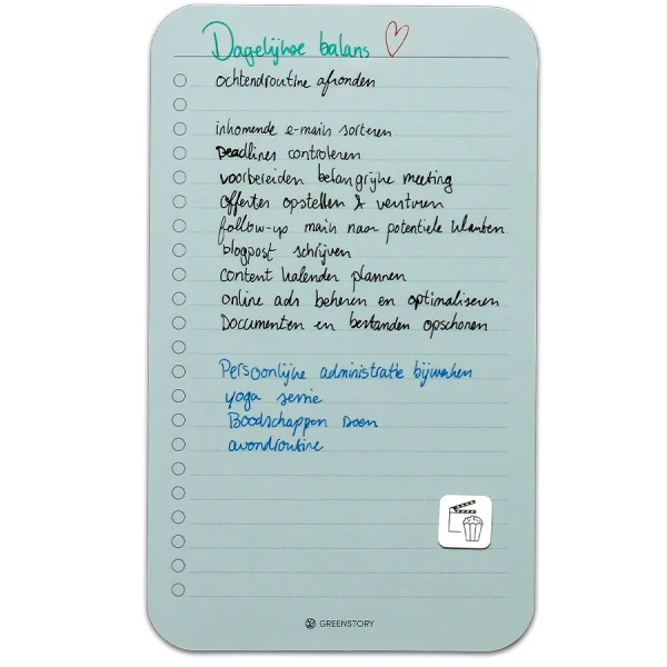 To do list sticky board 