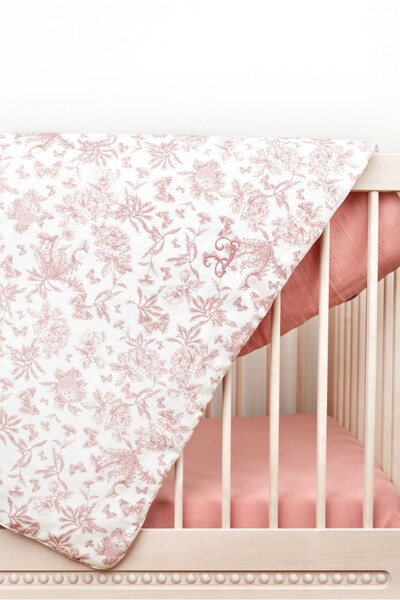 Plaid réversible  - Toile de Jouy